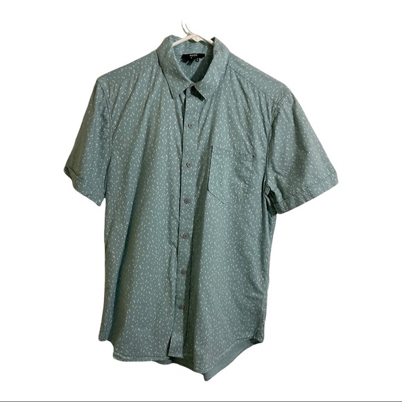 Paige Landon Mens print short sleeve shirt. Size Small Button down Rayon small - Picture 4 of 11